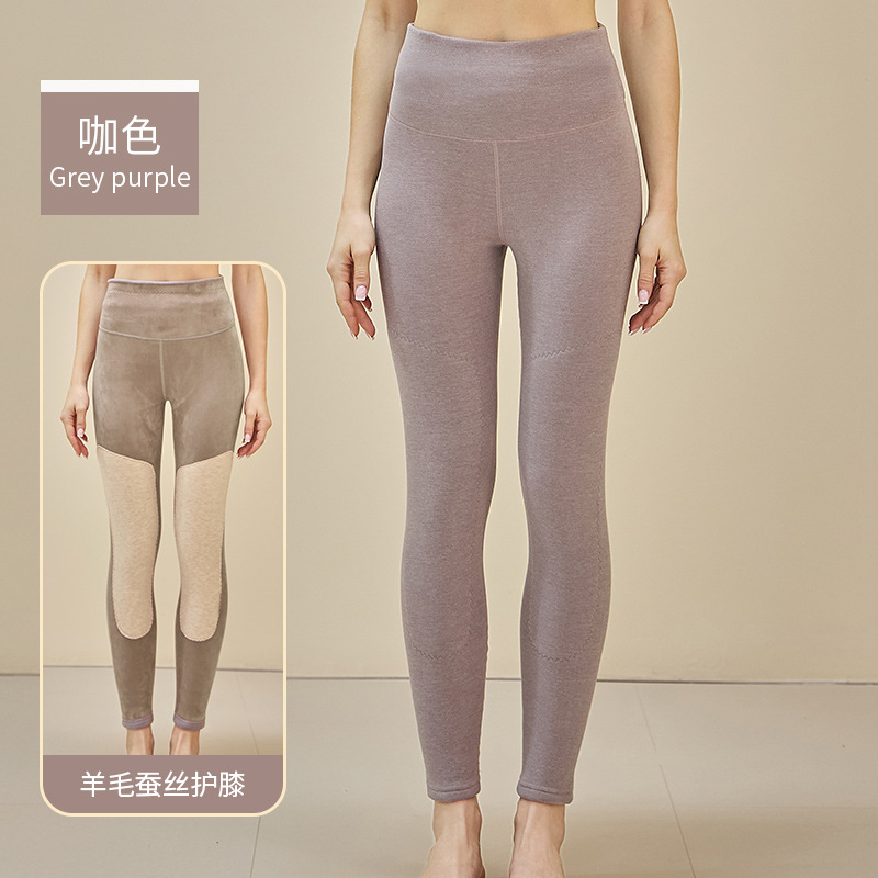 Calientes pantalones de lana de los hombres forrado de lana gruesa de seda rótula de invierno más el tamaño extra gordo Noreste de los hombres delgados pantalones de algodón 270kg