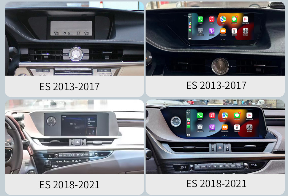 Applicable to Lexus CarPlay/HiCar ES/RX/NX all-system modified central control intelligent navigation large screen