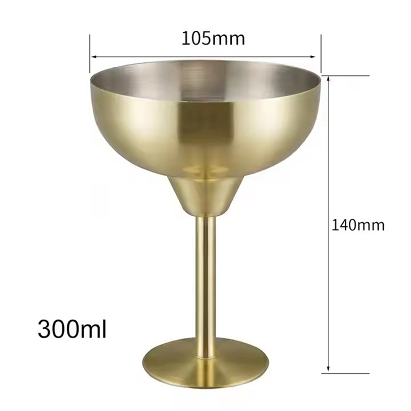 Acero inoxidable copa de vino bar KTV paso Martell Copa champán cóctel taza creativa bebida fría