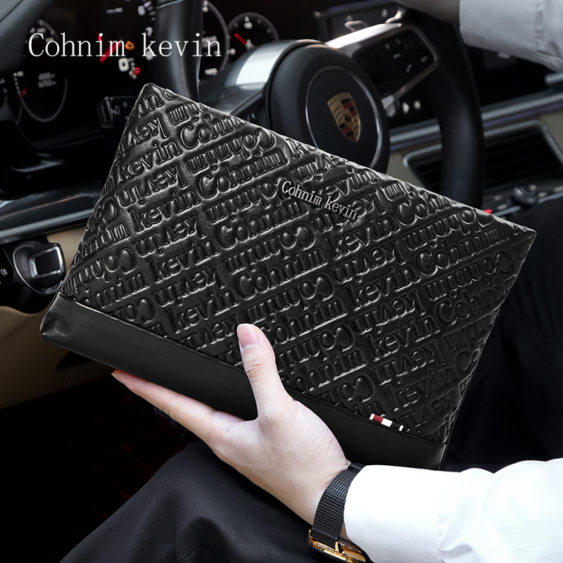 C228 브라이트 블랙 가죽 (방수 + 선물 상자 포장)