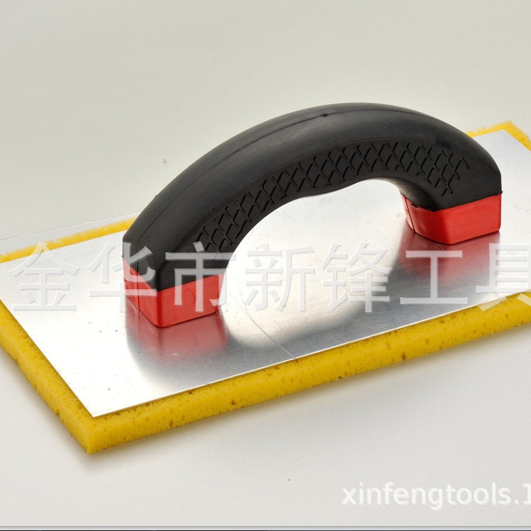 厂家供应塑料抹泥板 215*135mm 海绵+铝板+塑料手柄砂板