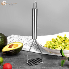 Stainless steel avocado masher, food supplement potato masher, home kitchen mashed potato masher, baby food masher
