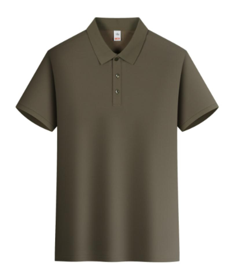 Polo de Verano 2026, Fresco y Transpirable, Ligero, con Fragancia de Lujo, de Poliéster, Color Sólido, con Solapa, Popular, de Manga Corta