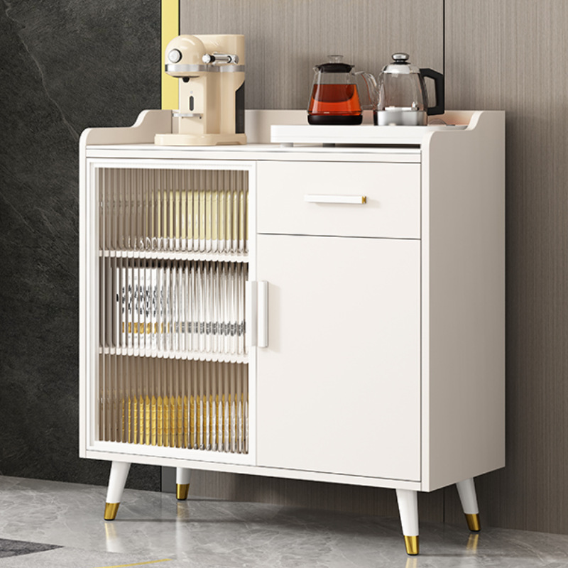 Tea Cabinet Solid Wood Sideboard Office Pure Water Storage Cabinet Simple Modern Water Dispenser Living Room Cabinet Bucket R&