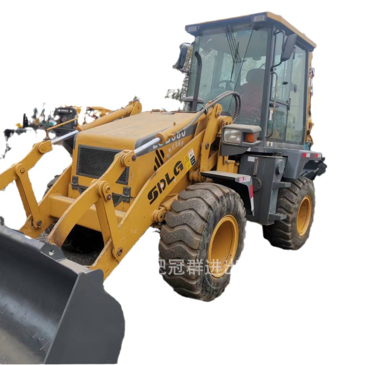 SDLG680 Cargadora de retroexcavadora de dos cabezas ocupada JCB Carter 420F Cargadora de excavación image 6
