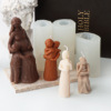 Candle for mother's day, silica gel mold for mother, fondant, new collection, handmade