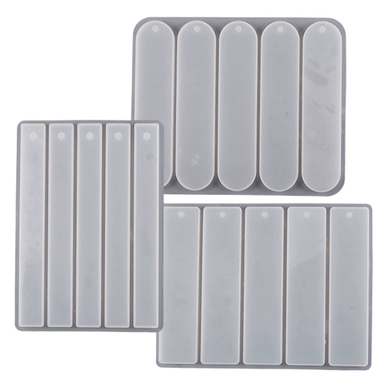 Yu Meiren DIY Кристалл Капля Смолы зеркало прямоугольная овальная Закладка на всю страницу висит кулон силиконовая форма