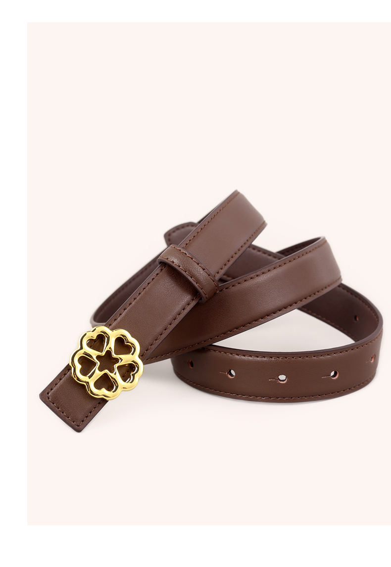 Naiste nahast vöö kleitidele ja teksadele stiilne disain_voghion.com