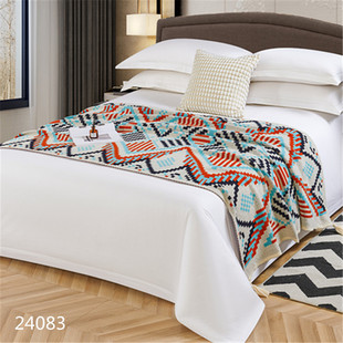 Bohemian Style Multi-Functional Knitted Tassel Bed Cover and Sofa Towel for Home