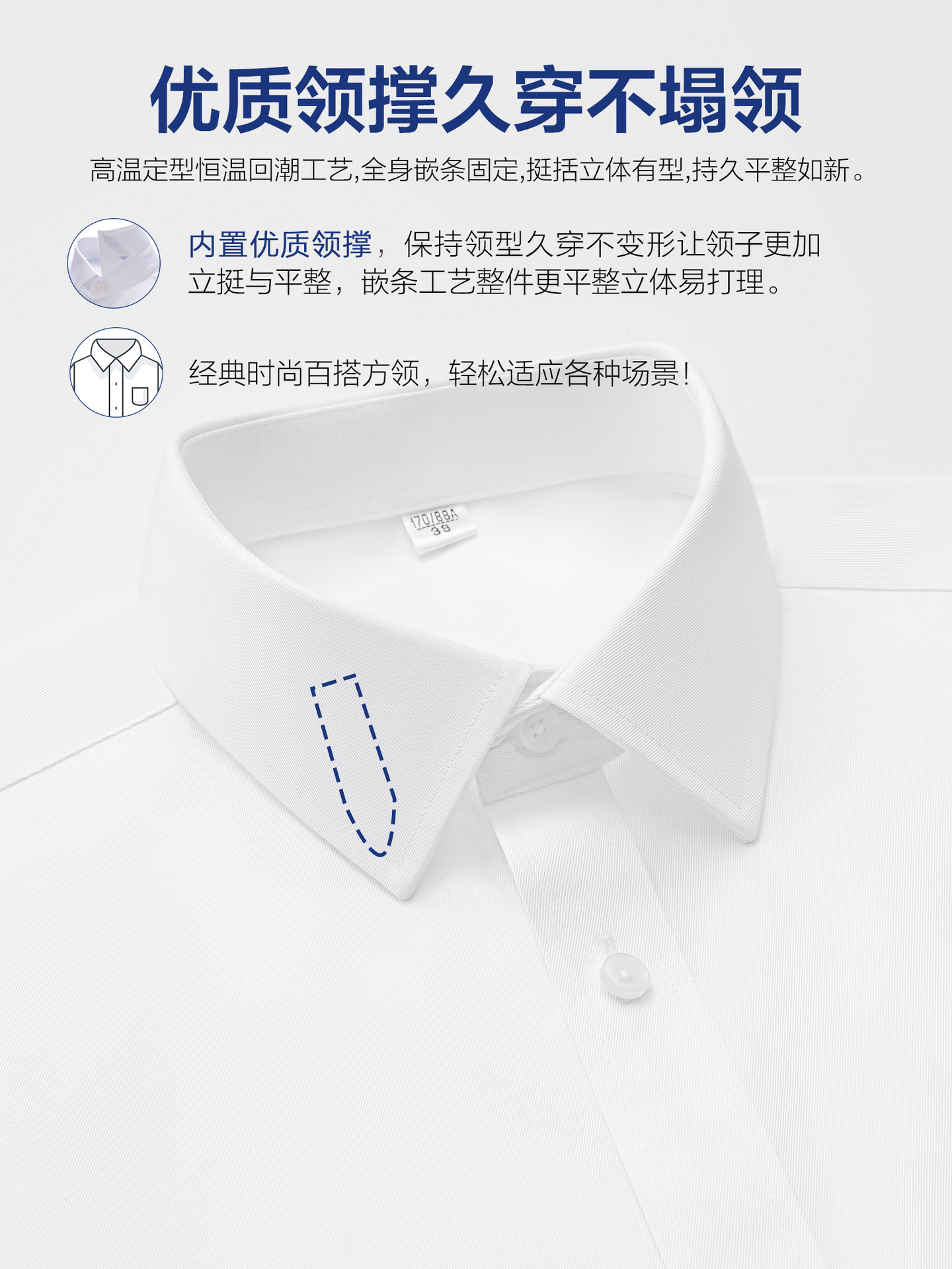 Camisas de hombre de manga corta de verano DP prendas de vestir no quemadas camisas blancas comerciales de hombre ropa de trabajo camisa blanca personalizada