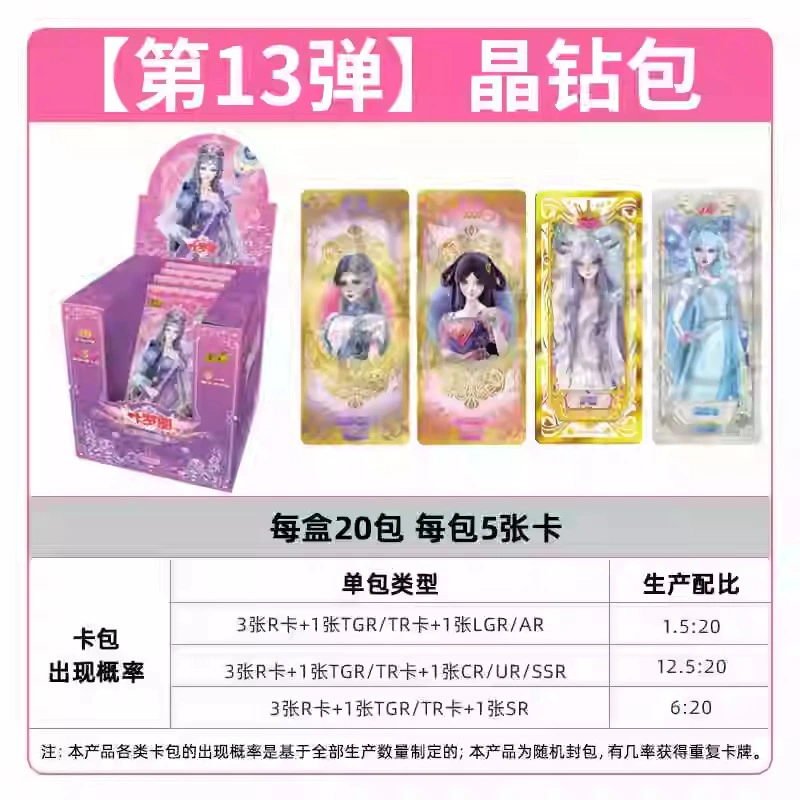 Touring Pony Bolly Card Qi Mengpai Party Blind 1 Friendly Card Box UR Rainbow Baohui Monthly Pack 5 Bomb