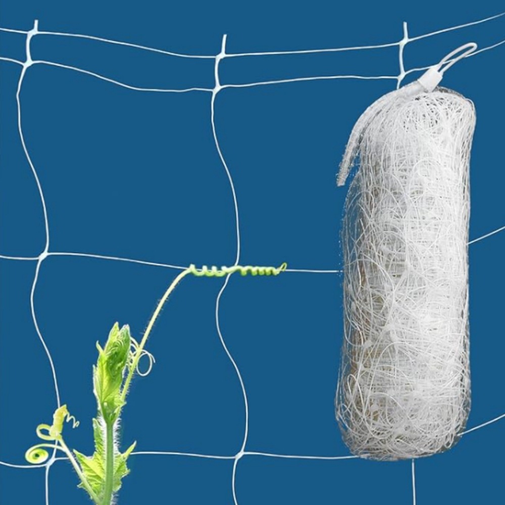 爬藤网植物支架正方形花园PP塑料挤出养殖瓜果豆角防鹿爬藤网跨境