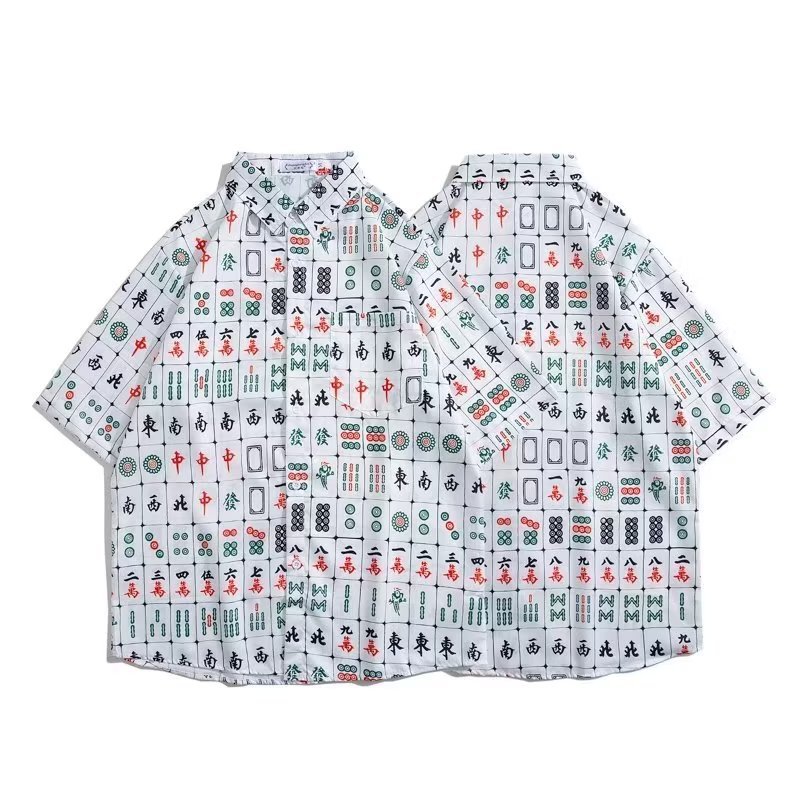 Summer fashionable brand Japanese elegant thin shirt