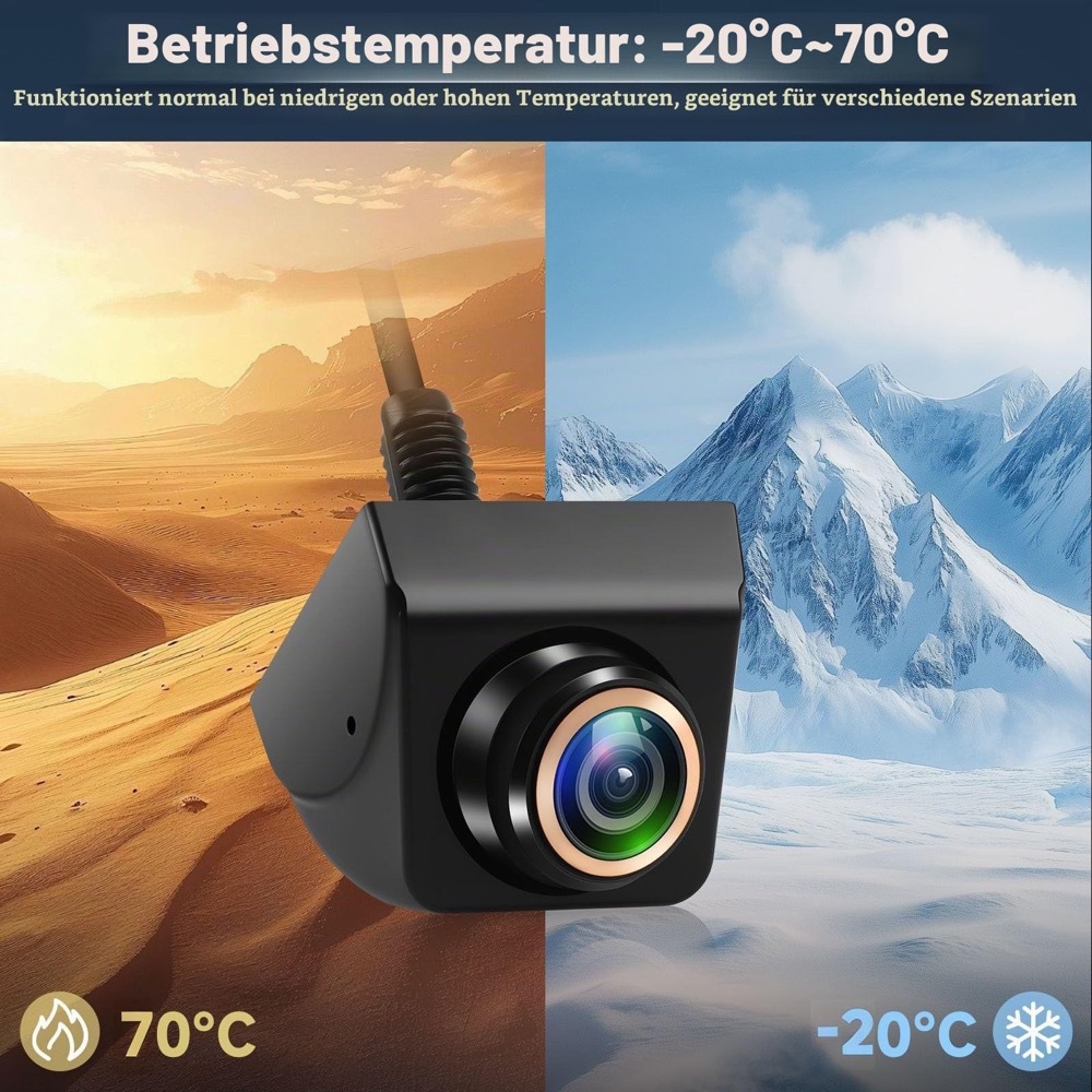 Universal Korean-style external front-view right-side blind spot AHD1080P high-definition night vision car reversing camera