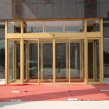 宁波厂家直营铝型材调光玻璃自动感应平移门肯德基门面部识别门禁