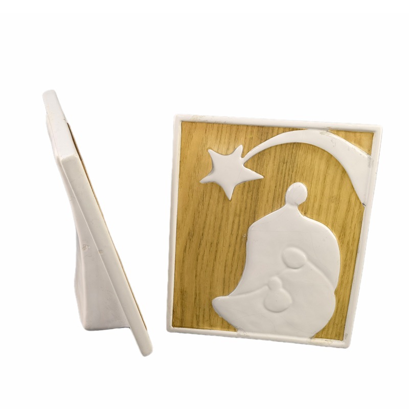 Estilo nórdico Regalo del día de la madre Marco de fotos de cerámica Decoración de tablero de fotos minimalista moderna Decoración geométrica creativa para el hogar