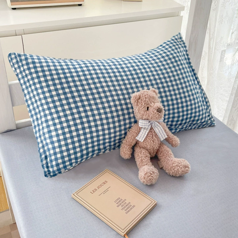 Наволочки ins простой ветер наволочки для одного студенческого общежития постельное белье 48*74cm Домашняя пара осень-зима