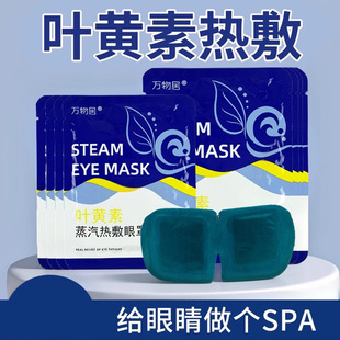 Lutein Hot Compress Steam Eye Mask Heated Eye Protection Patch Relieves Eye Fatigue Sleep Shading Unisex