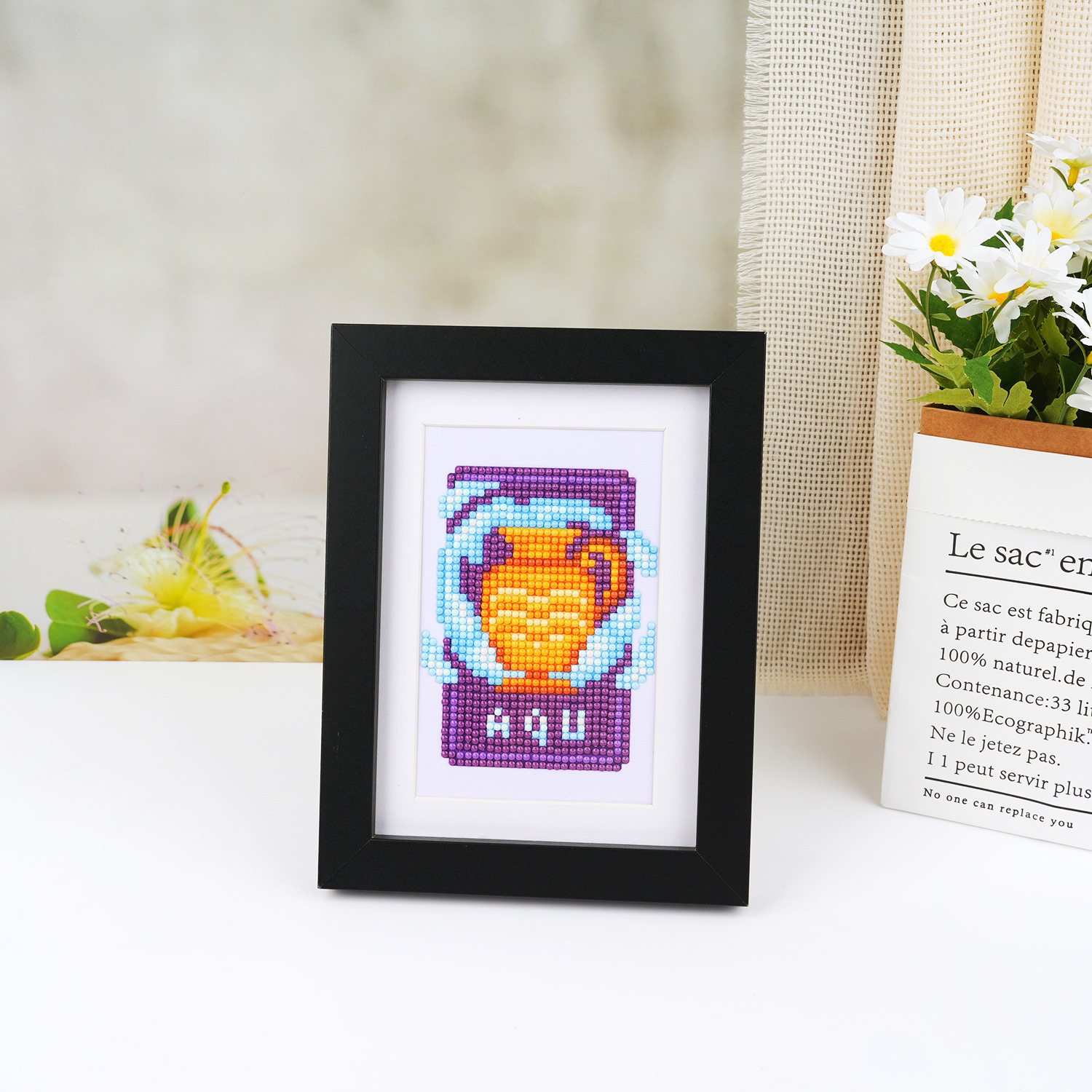 Estación independiente transfronteriza 5D pintura de diamantes 5 * 7 pulgadas sin marco edición del zodiaco serie de decoración creativa de regalos