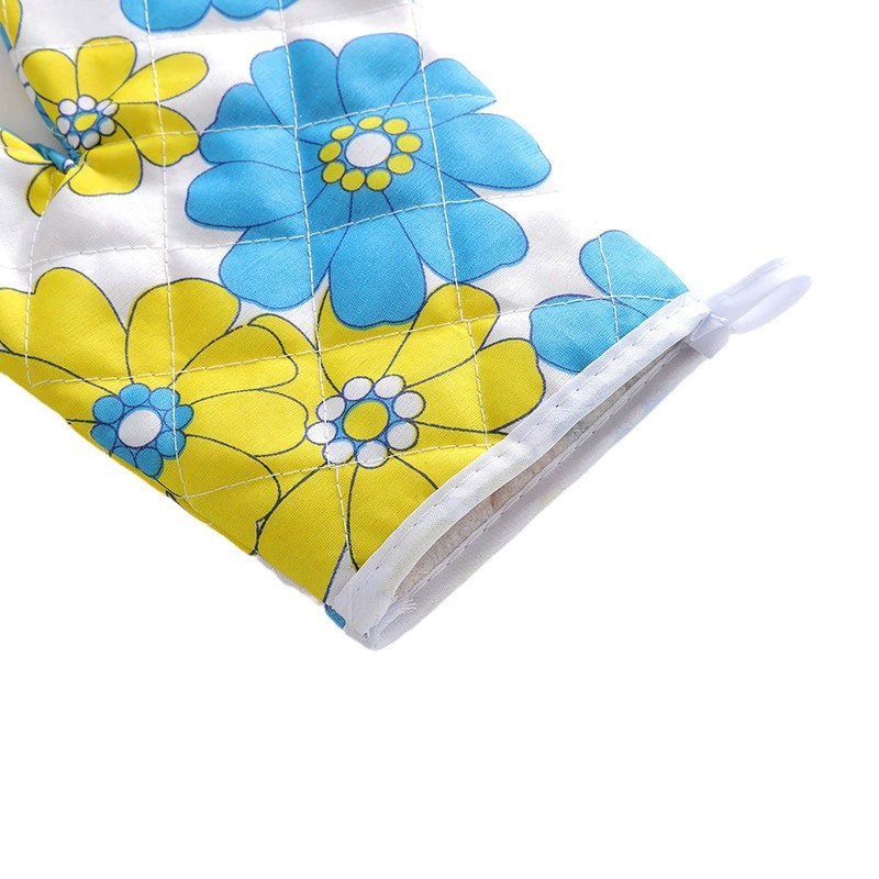 Microwave oven anti-scalding gloves kitchen oven insulation special baking household thickened high temperature resistant anti-slip anti-heat gloves