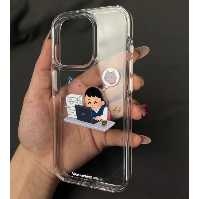 Suitable for fashion brand creative smile work iphone13/11 protective cover 14 suitable for 15 apple 12pro mobile phone case