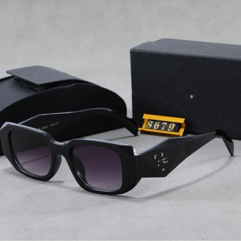 P Brand Sunglasses for Women, Xiaohongshu Influencer, European and American Fashion, Same Style, Unique Irregular Color-Blocking Sunglasses for Men and Women