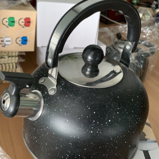Stainless Steel European Style Kettle Household Durable Induction Cooker Gas Stove Flat Bottom Whistle Outdoor Universal Teapot