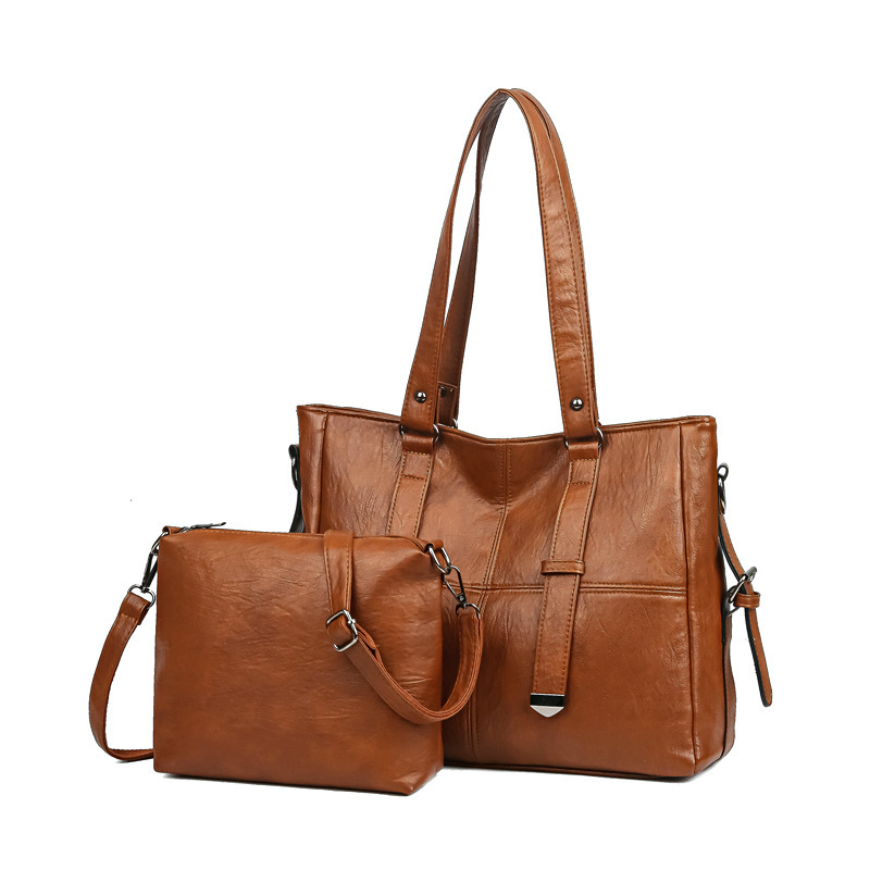 Bag Women's 2024 New European and American Fashion Bag Multi-piece Set Single Shoulder Crossbody Women's Bag Large Capacity Handbag