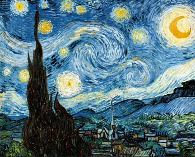名画ゴッホサルバドール・ダリキャンバス画壁画ポスター壁アート寝室リビングモダン装飾画|undefined