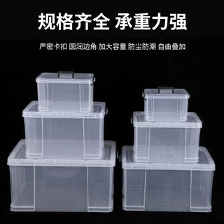 电商热卖塑料收纳箱 车载整理箱带盖手提收纳盒衣服储物整理箱