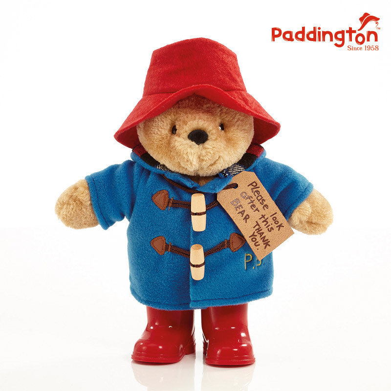 英国帕丁顿熊paddington小红帽电影原版大号毛绒玩偶挂件礼物|undefined