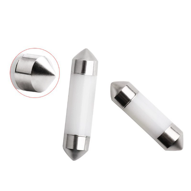 Светодиодная лампа автомобиля светодиодная двойная заостренная лампа для чтения 31/36/39/41mm светодиодная нить двойной наконечник