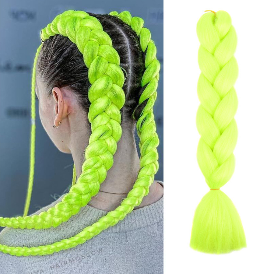 Trenzas Africanas Sintéticas de Fibra de Alta Temperatura para Crochet image 28