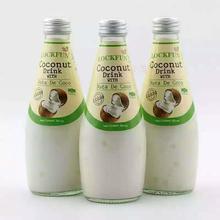 泰國進口樂可芬Lockfun椰子汁原味290ml*12瓶整箱裝飲料烘焙椰奶