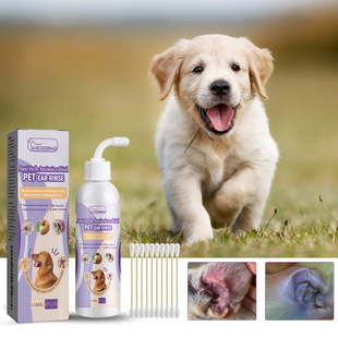 Yegbong Pet Ear Cleaning Liquid for Cats and Dogs to Relieve Ear Canal Odor and Clean Earwax Ear Cleaning Drops
