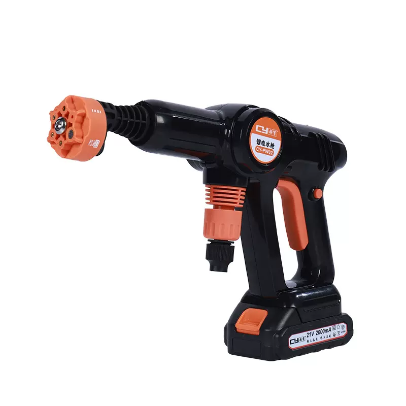 厂家直营锂电清洗机户外便携大功率高压水枪可调喷头洗车机批发