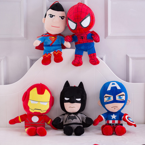 Wholesale Manufacturer of Avengers Action Figures, Spider-Man Plush Toys, Captain America and Superman Dolls from the United States