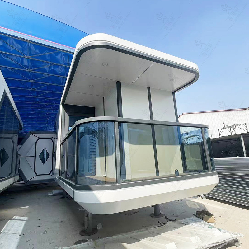Zhangjiajie espacio escénico cápsula B & B turismo paisaje estructura de acero Casa villa vacaciones casa móvil personalización
