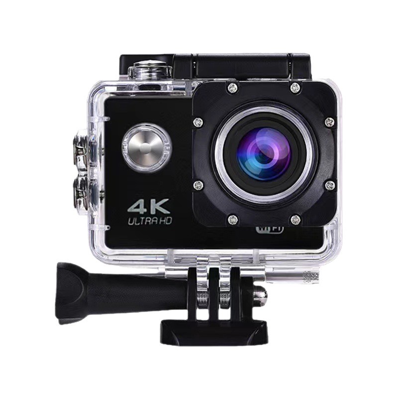 Cámara de Acción Deportiva de Alta Definición 4K WiFi, ABS, Impermeable, para Ciclismo y Motociclismo