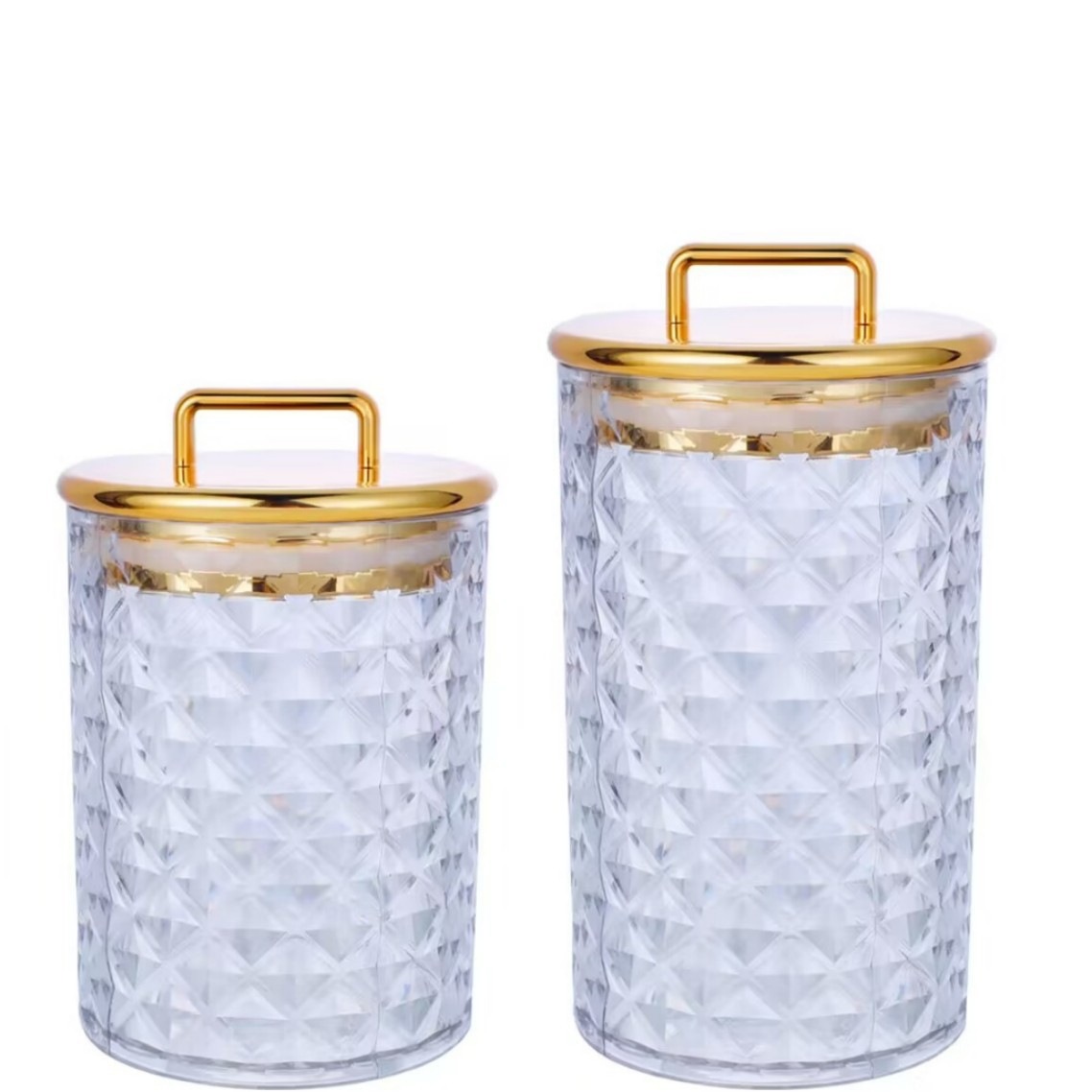 Fábrica de exportación PET de alta calidad de latas de caramelo tres piezas conjuntos transparentes estampado tetrafolia latas de plástico otras cubiertas China