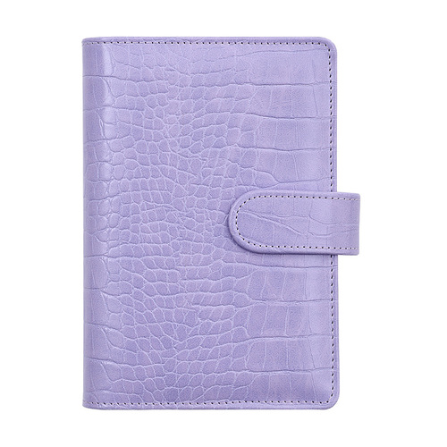 Macaron A6PU Leather Spiral Notebook Bulk Wholesale Creative Cash Budget Financial Planner Handwritten Notebook