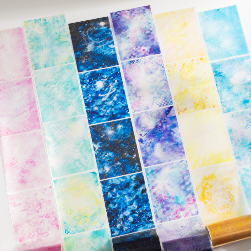 Ketchup girl cinta PET de gran tamaño Tide star dream dream theme showrooming etiqueta engomada decorativa de bricolaje