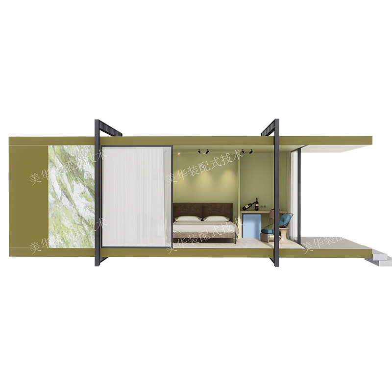 Campana de hotel al aire libre Granja de vacaciones pequeñas de una habitación y una sala de estar con baño nuevo estilo de campana de alojamiento residencial