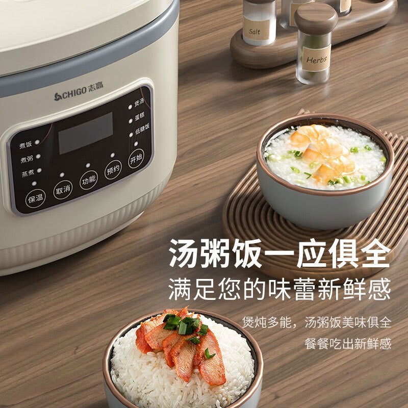 志高方鍋3-4人用電気炊飯器電気圧力鍋4L炊飯器1タッチ操作多機能炊飯器|undefined