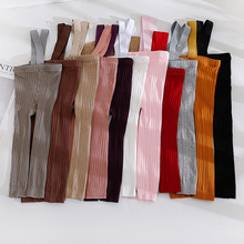 西班牙春秋举重裤高腰背带九分裤婴儿大屁屁打底裤宝宝打底裤子