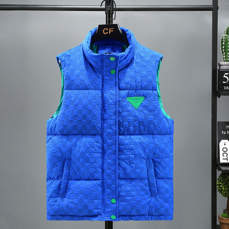 Men's Clothing new solid color cotton vest leisure thick warm waistcoat large size jacket_voghion.com