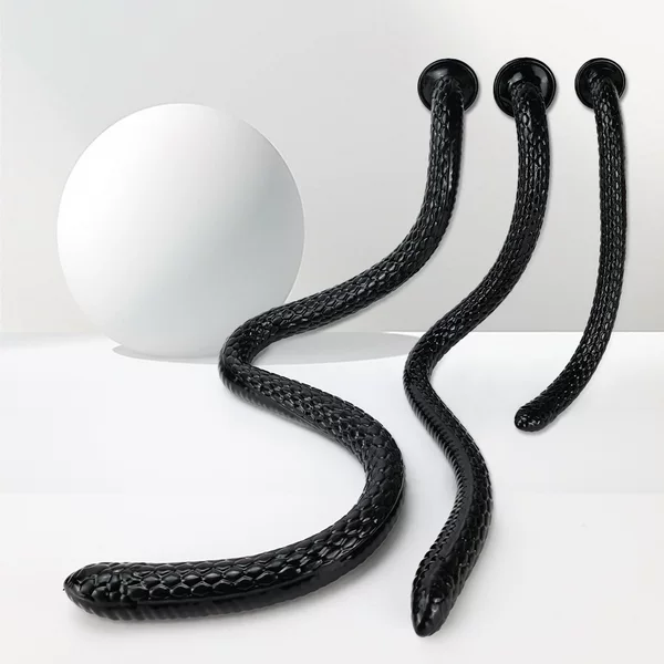 cm best-selling snake-shaped whip, soft 100 material, universal anal whip for men and women, Amazon extra-long anal TPE comfortable plug