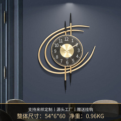 創造性現代シンプル自動機械個性オフィス軽贅沢北欧時計ホテルロビー客間掛け時計