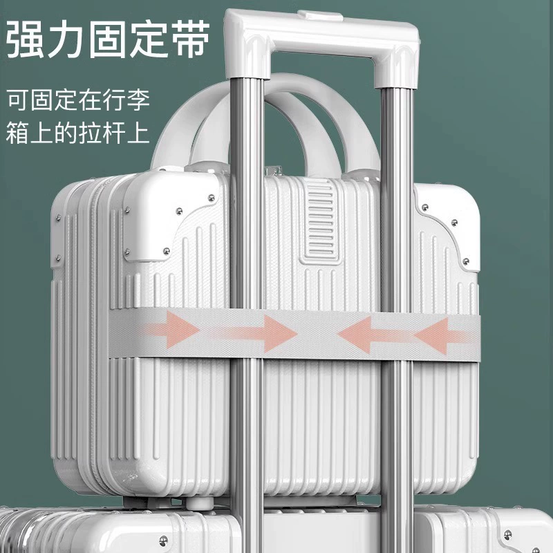 Handheld red suitcase, box