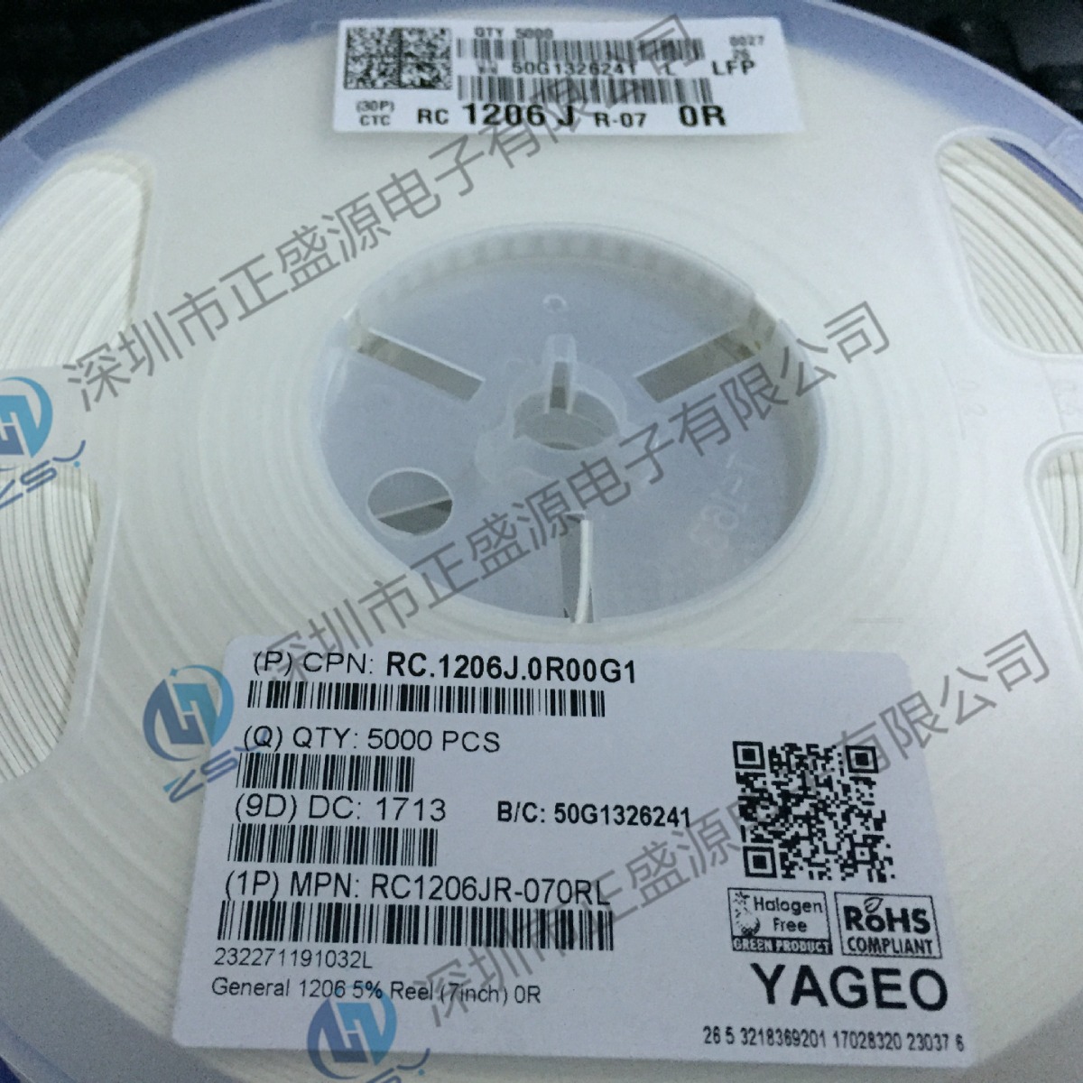 批发全新现货库存 贴片电阻1206 5% 0R RC1206JR-070RL